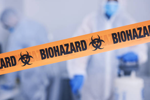 Professional Biohazard technician working in Olympia, SC